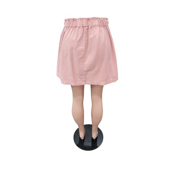 J. Crew Women's Skirt Size XS Pink Rope‎ Tie Waist Pull On 2021 - Picture 5 of 8